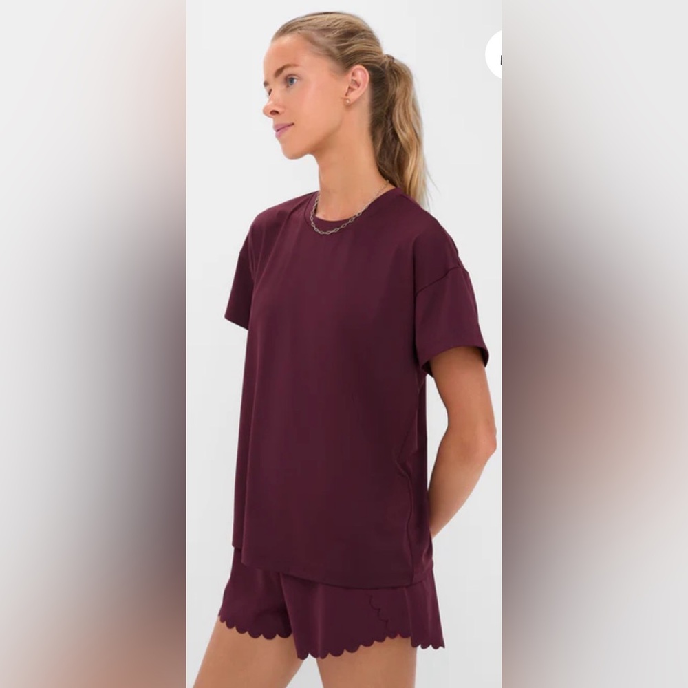 Tuckernuck Winetasting Performance Jersey Ryan Boyfriend Tee | L | NWT | SS